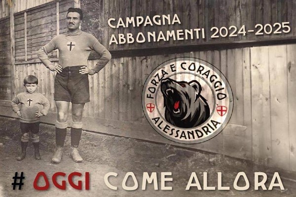 Partita la campagna abbonamenti della Forza e Coraggio Alessandria