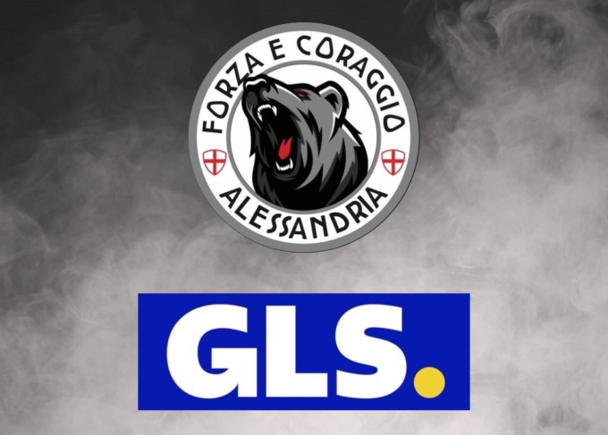 FC Alessandria: il marchio della GLS sulla maglia dell’Orso