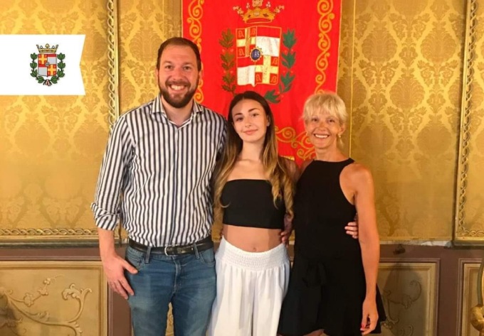 Tappa in Comune a Casale per la giovane promessa della danza