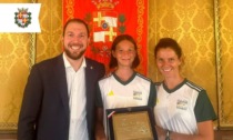 Giovane campionessa di tennis accolta in Comune a Casale