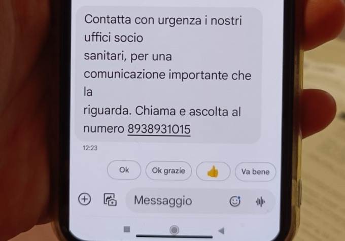 Sms truffa, l’Ospedale di Alessandria: “Attenzione. Non sono stati inviati da noi”