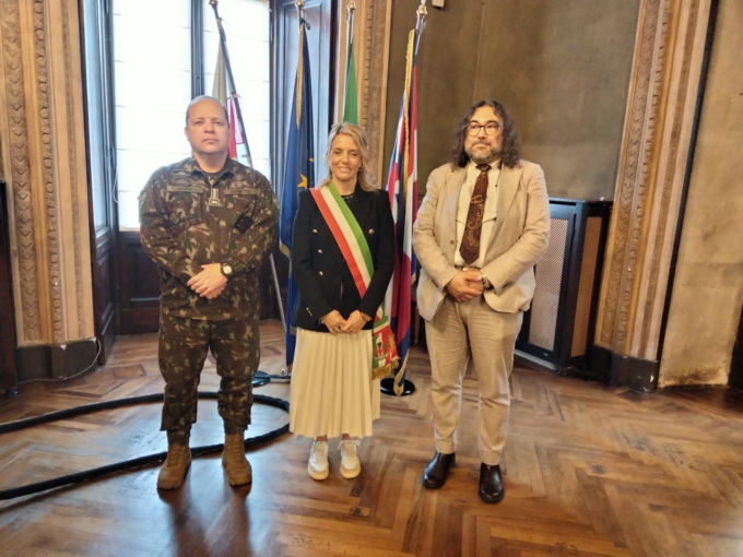 La visita in memoria dell’arrivo delle truppe brasiliane ad Alessandria durante la guerra