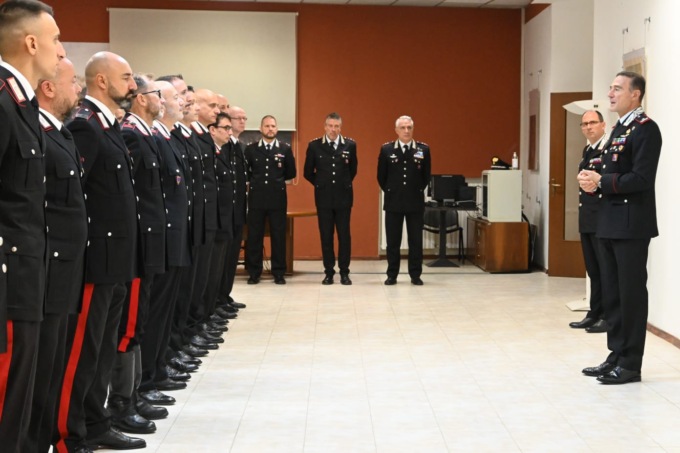 Il Comandante della Legione Carabinieri “Piemonte e Valle d’Aosta” in visita ad Alessandria