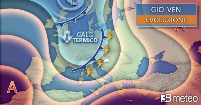 Irrompe l’autunno: da stasera piogge e calo delle temperature