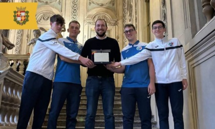 Campioni del Mondo di subbuteo ricevuti in Comune a Casale