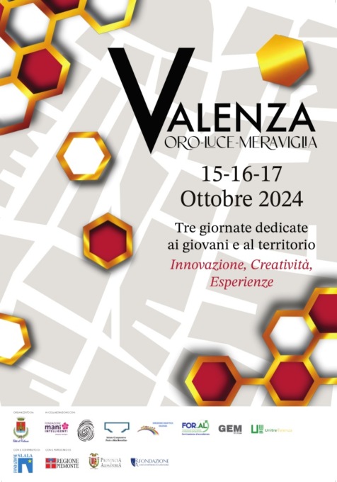 Valenza, tre giorni dedicati a giovani e territorio con “Valenza: oro, luce, meraviglia”
