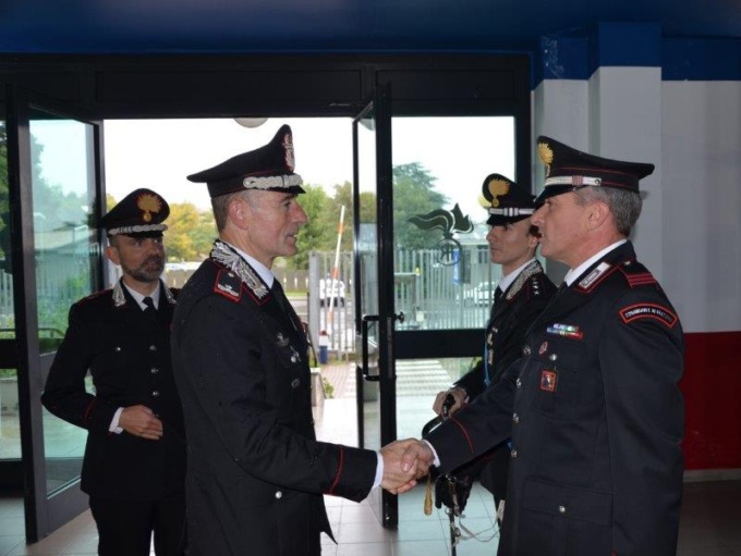 Carabinieri: il Generale Paterna in visita al Comando provinciale di Asti