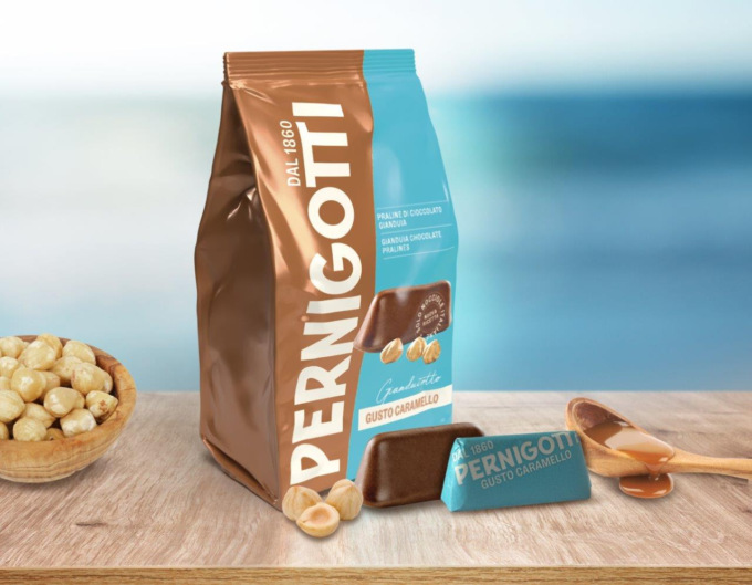 Pernigotti lancia un nuovo prodotto: il Gianduiotto al caramello
