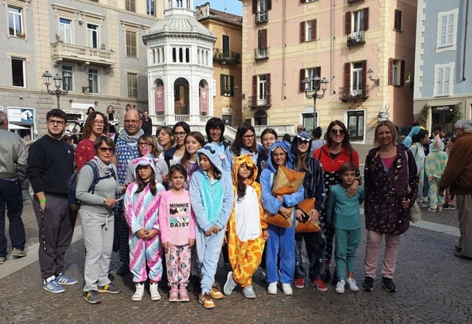 Dal “Pigiama walk” di Acqui Terme il sostegno ai progetti della Fondazione Ricerca Fibrosi Cistica