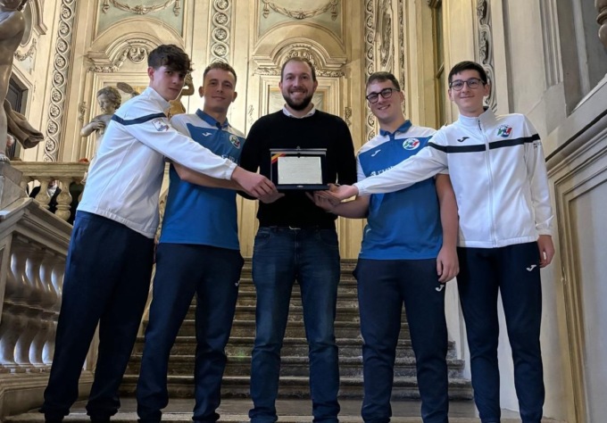 Casale Monferrato: i campioni mondiali di Subbuteo in Comune