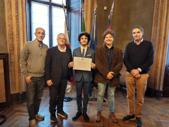Alessandria festeggia Federico Bergo, vincitore di un concorso internazionale sulla ricerca scientifica