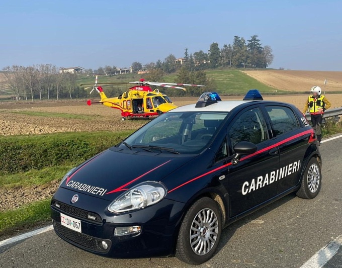 Camagna, grave incidente lungo la SP 50, 41enne in codice rosso