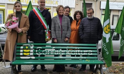 Inaugurata la panchina di Confagricoltura Alessandria