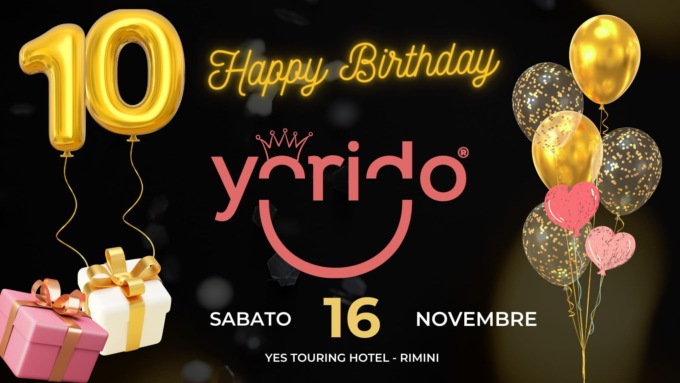 L’Associazione Yorido festeggia 10 anni con una grande festa a Rimini