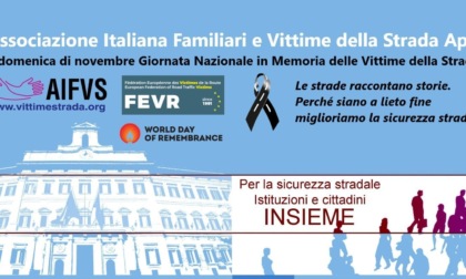 “Ricordare per cambiare”, iniziativa per Giornata Mondiale del Ricordo delle Vittime della strada