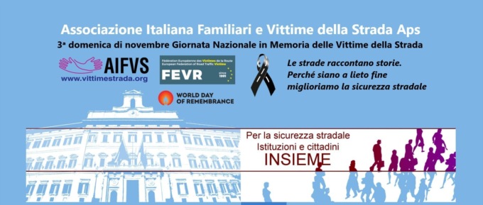 “Ricordare per cambiare”, iniziativa per Giornata Mondiale del Ricordo delle Vittime della strada