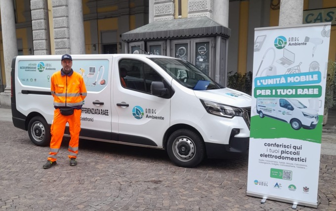 Ad Alessandria arriva l’unità mobile per la raccolta di Raee