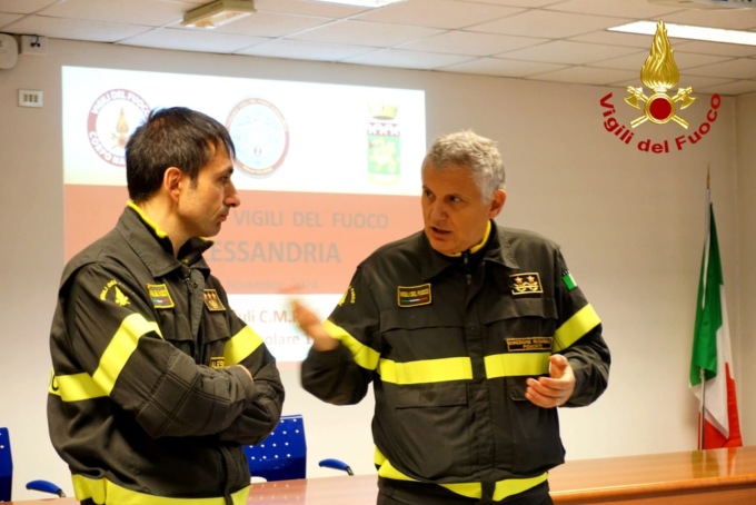 Il Direttore regionale dei Vigili del Fuoco del Piemonte in visita ad Alessandria