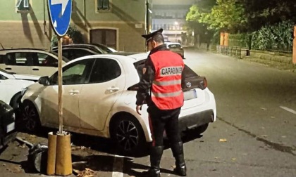 Novi Ligure, incidente autonomo notturno in piazza XX Settembre