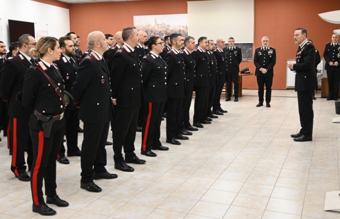 Il Comandante della Legione Carabinieri Piemonte e Valle d’Aosta in visita ad Alessandria