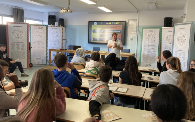 All’istituto “Guido Parodi” di Acqui Terme il Green Game, il contest sulla raccolta differenziata