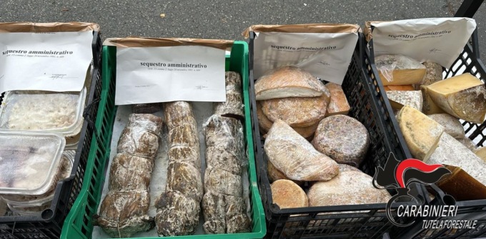 Sequestrati 300 chili di prodotti senza etichettatura nell’Alessandrino e nell’Astigiano