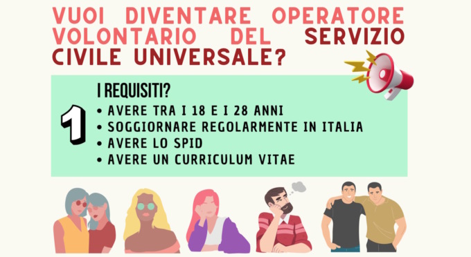 Servizio civile universale: 48 posti nel comune di Alessandria e negli enti di accoglienza