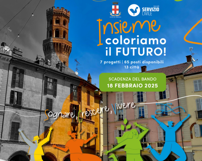Al via il bando per il Servizio Civile 2025: 9 posizioni disponibili a Casale Monferrato