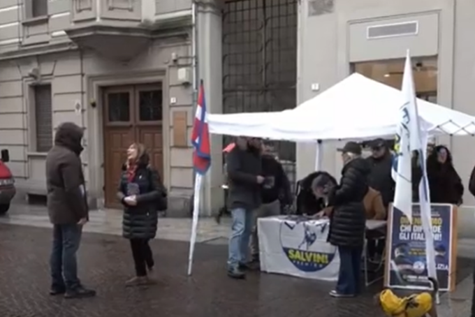 Gazebo della Lega ad Alessandria: al via la petizione popolare per sicurezza e decoro urbano