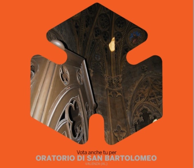 L’Oratorio di San Bartolomeo di Valenza candidato tra “I Luoghi del Cuore” del Fai