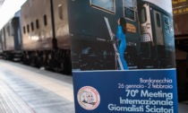 Il treno storico della Neve per il 70° Meeting Internazionale Giornalisti Sciatori a Bardonecchia