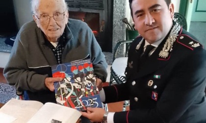 Un dono speciale dei Carabinieri per i 104 anni di Bruno Giovannetti, reduce di El Alamein