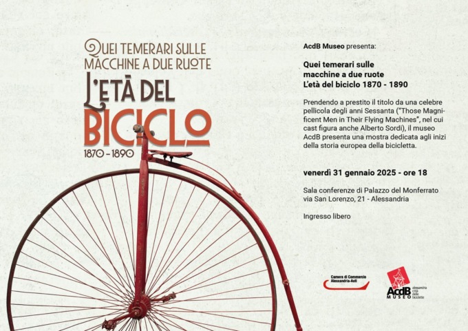 Alessandria, venerdì 31 l’inaugurazione di “Quei temerari sulle macchine a due ruote” al Museo AcdB