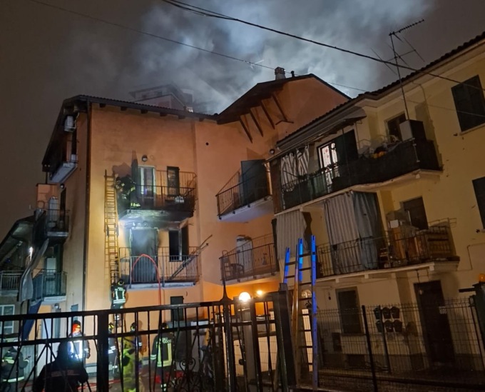 Incendio in un’abitazione in via San Giovanni Evangelista ad Alessandria