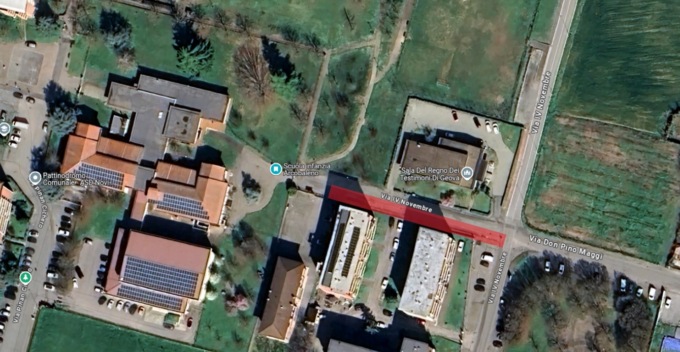 Novi Ligure, al via i lavori davanti all’asilo Arcobaleno