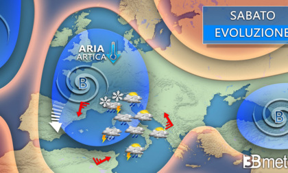 Maltempo in arrivo nel fine settimana con neve anche a bassa quota