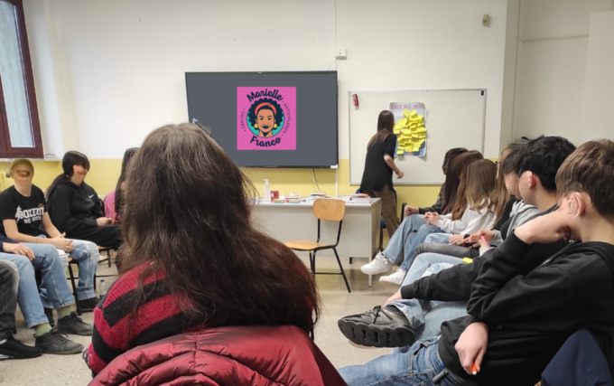 Il Centro Antiviolenza Marielle Franco incontra le classi prime del liceo Amaldi di Novi Ligure
