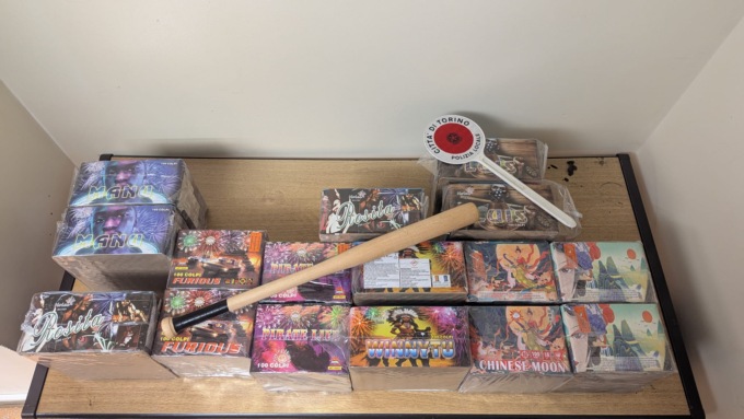 Torino: la Polizia Locale sequestra 58 chili di fuochi artificiali