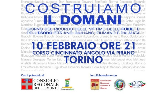 Giorno del Ricordo: Torino ricorda i Martiri delle Foibe con l’annuale fiaccolata