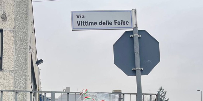 Imbrattata la targa di via Vittime delle Foibe a Settimo Torinese: la reazione del Comitato 10 Febbraio