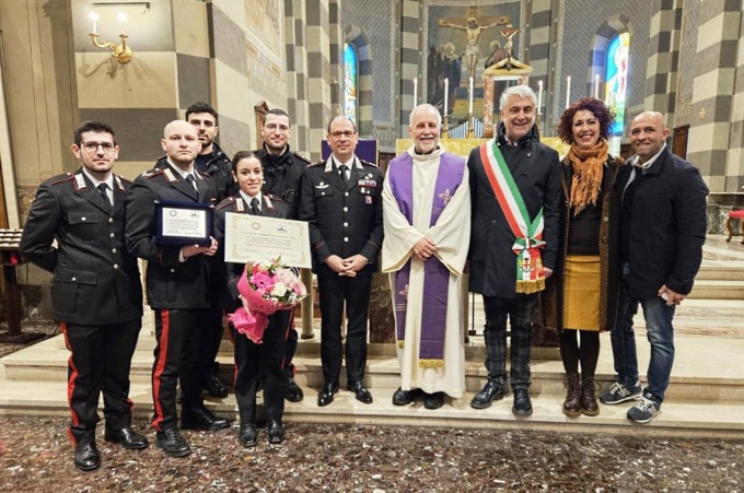 Alessandria, i Carabinieri premiati dal Quartiere Cristo