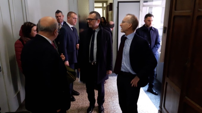 Il sottosegretario alla Giustizia Delmastro oggi in visita ad Alessandria