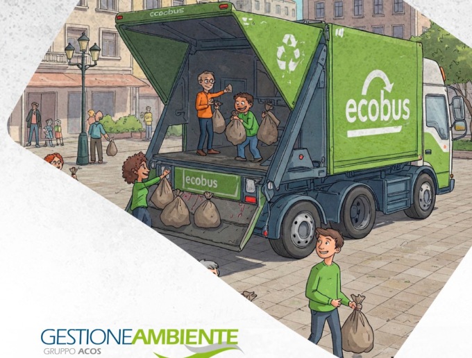 Al via dal 5 aprile il nuovo servizio di raccolta rifiuti con Ecobus a Serravalle Scrivia