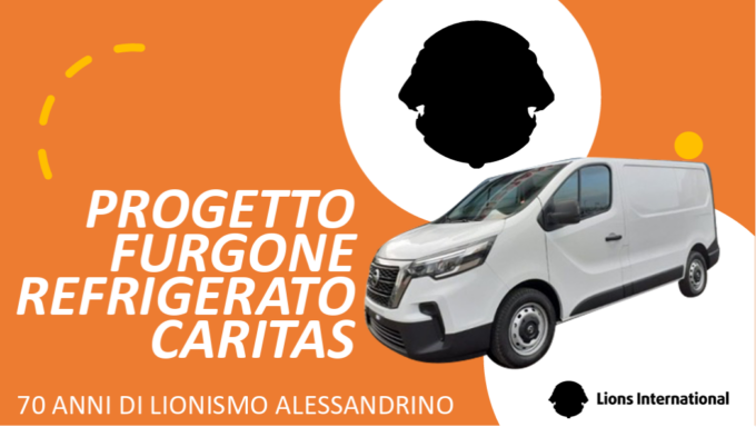 I Lions di Alessandria donano un furgone refrigerate alla Caritas Diocesana