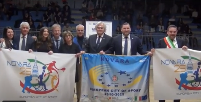 Novara è “Città Europea dello Sport 2025”