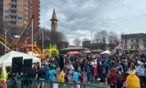 Alessandria, piazza Ceriana gremita ieri per la festa di Carnevale