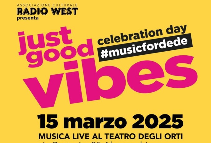 Just Good Vibes: sabato ad Alessandria si suona per ricordare Dedè