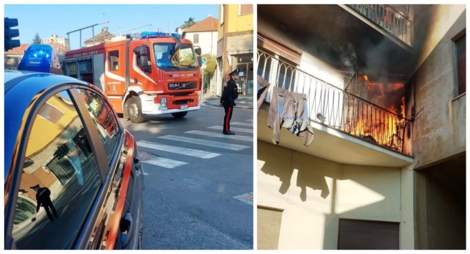 Incendio in una palazzina a Novi Ligure: nessun ferito