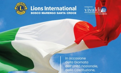 Il Club Lions Bosco Marengo Santa Croce consegna il Tricolore al Conservatorio di Alessandria