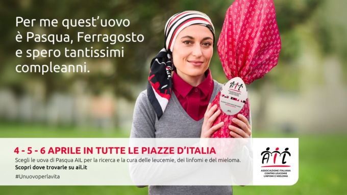 Dal 4 al 6 aprile tornano nelle piazze italiane le uova di Pasqua dell’AIL